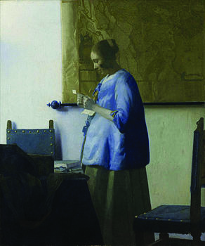 Vermeer Donna Azzurro Cartografica Visceglia 
